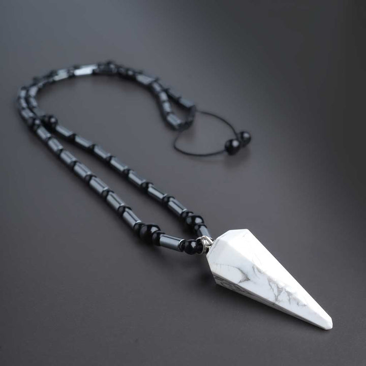 Incredible Determination Tribal Hematite Necklace