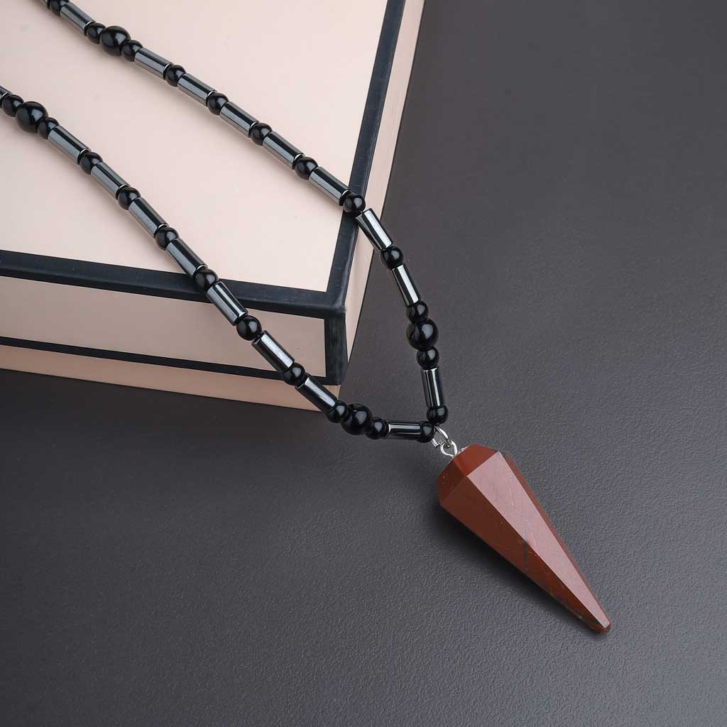 JWF Incredible Determination Tribal Hematite Necklace