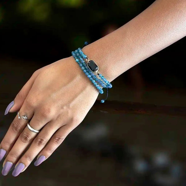 Layers of Tranquility Apatite Bracelet For Women