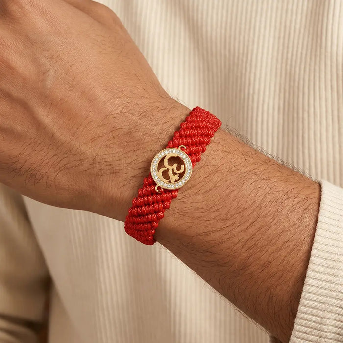 [ Limited Edition ] Indispensable Bond Red Aum Bracelet
