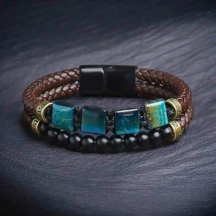 Leather bracelet for men