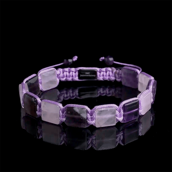 Amethyst rose quartz bracelet benefits