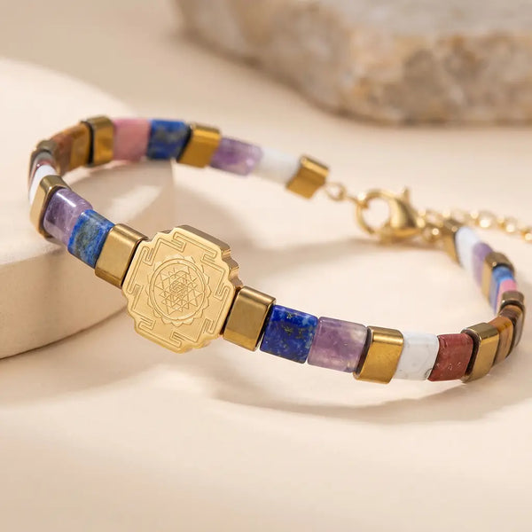 Prosperity Flow | 7 Chakra Sriyantra Bracelet
