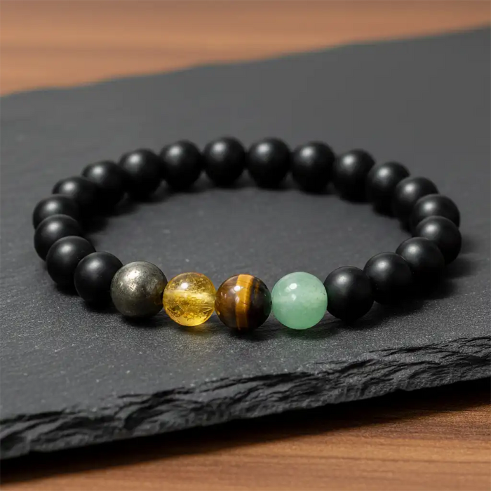 Wealth Attractor Pyrite | Aventurine | Tiger Eye | Citrine Bracelet
