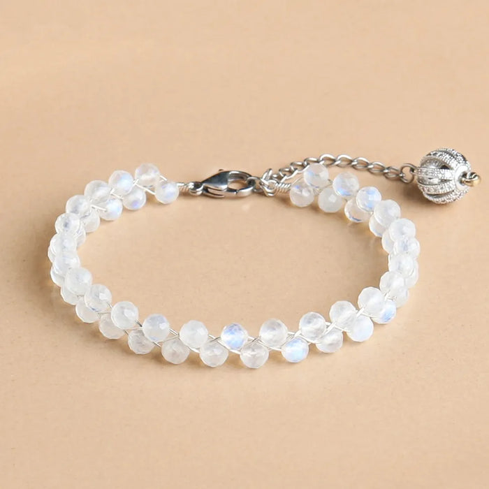 Contemporary Elegance Moonstone Bracelet