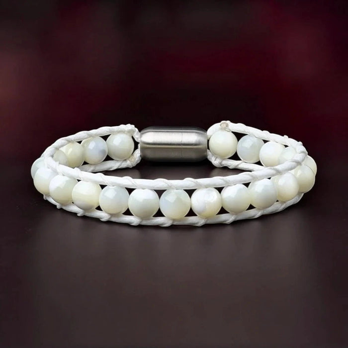 Incredible Glow Calming Mother Of Pearl Bracelet