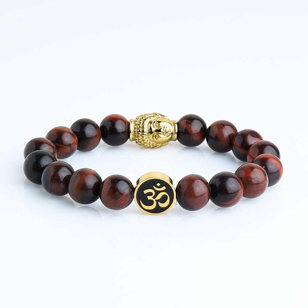 Buddha Stones Tiger Eye Bracelet
