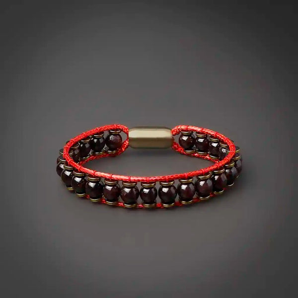 Compassion & Virtue  Garnet Bracelet