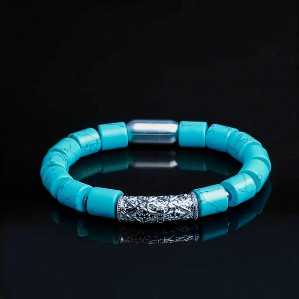 Everlasting Protective Turquoise Hematite Bracelet