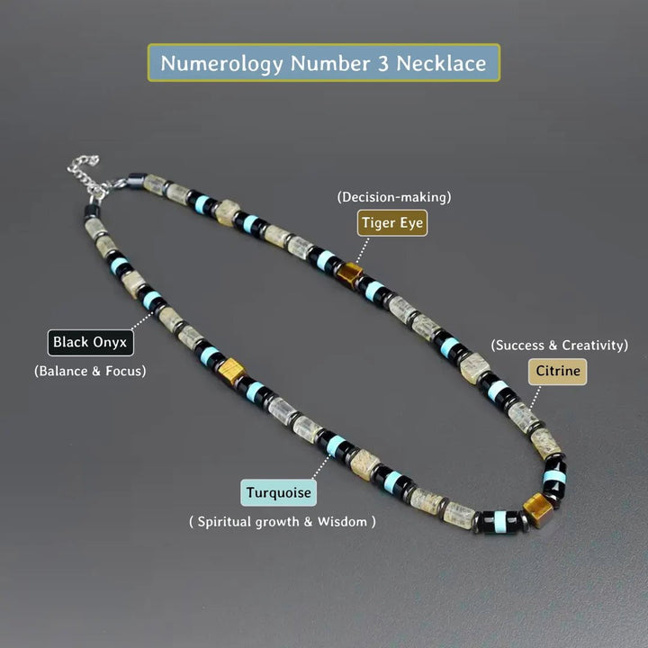 Numerology Number 3 Necklace