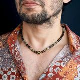 Ruling Number 8 Men’s Natural Stone Necklace