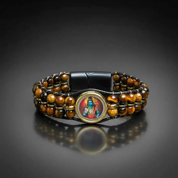 Obstacle Breaker Iconic Tiger Eye Shiva Bracelet