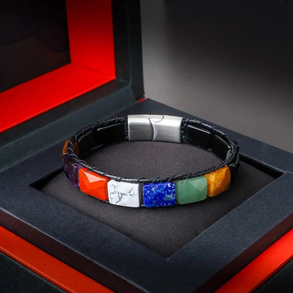 Shop One ness in all 7 chakra bracelet wristband