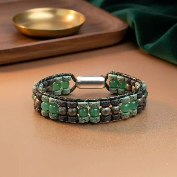Opportunity Seeker Pyrite Aventurine Bracelet