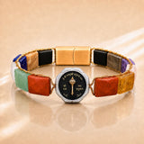 Divine Shield | Strength & Planetary Balance Bracelet (Panchmukhi Hanuman Navgrah)