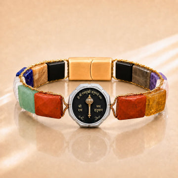 Divine Shield | Strength & Planetary Balance Bracelet (Panchmukhi Hanuman Navgrah)