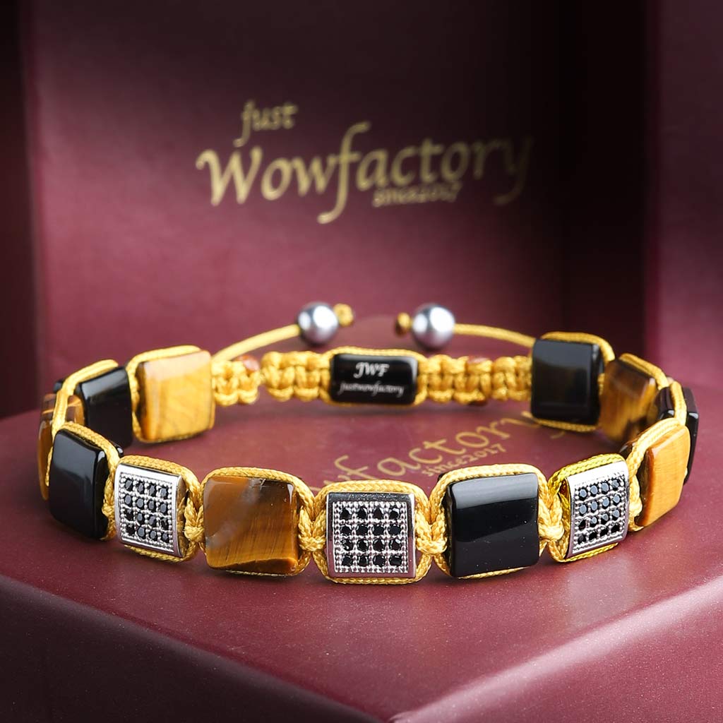 A Consequential Leader Flatbeaded Tiger Eye Bracelet