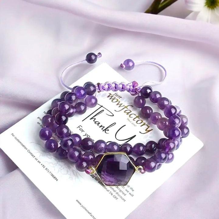 Purposeful Quest Amethyst Bracelet