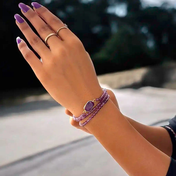 Purposeful Quest Amethyst Bracelet