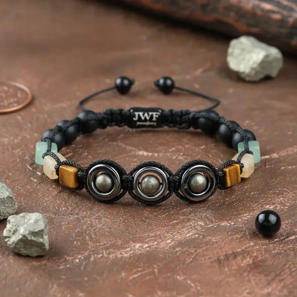 Wealth Attraction Bracelet | Pyrite, Citrine, Aventurine, Tiger Eye