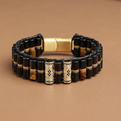 { Limited EDITION } Recognition Tiger Eye Agate WristBand Bracelet
