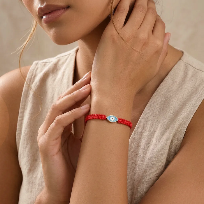 Soothing Magnificence Evil Eye Red String Bracelet