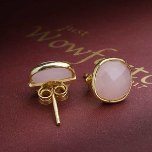 JWF- Unravelled Virtues Silver Natural Healing Stones Studs