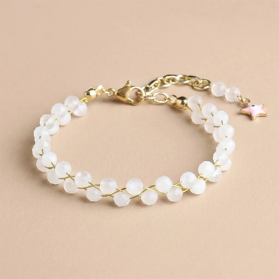 Bask In Serenity Rose Quartz Bracelet