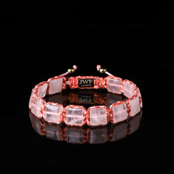 Bask In Serenity Rose Quartz Bracelet