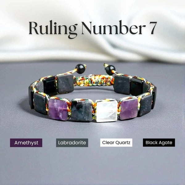 Grounded in Spirit: Ruling Number 7 Bracelet