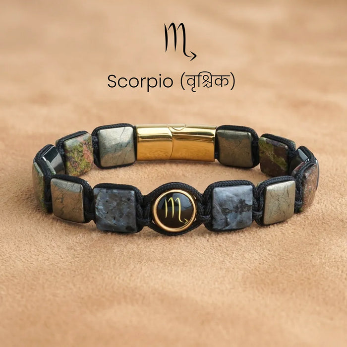 Scorpio Zodiac Bracelet – Depth, Power & Transformation