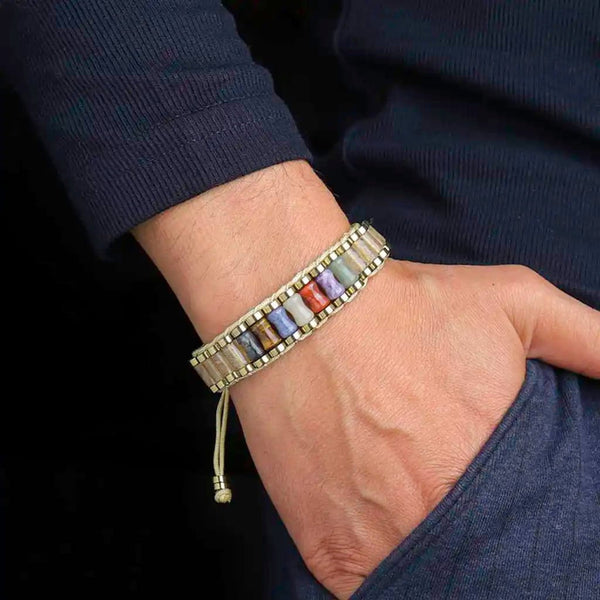 Men 7 chakra bracelet