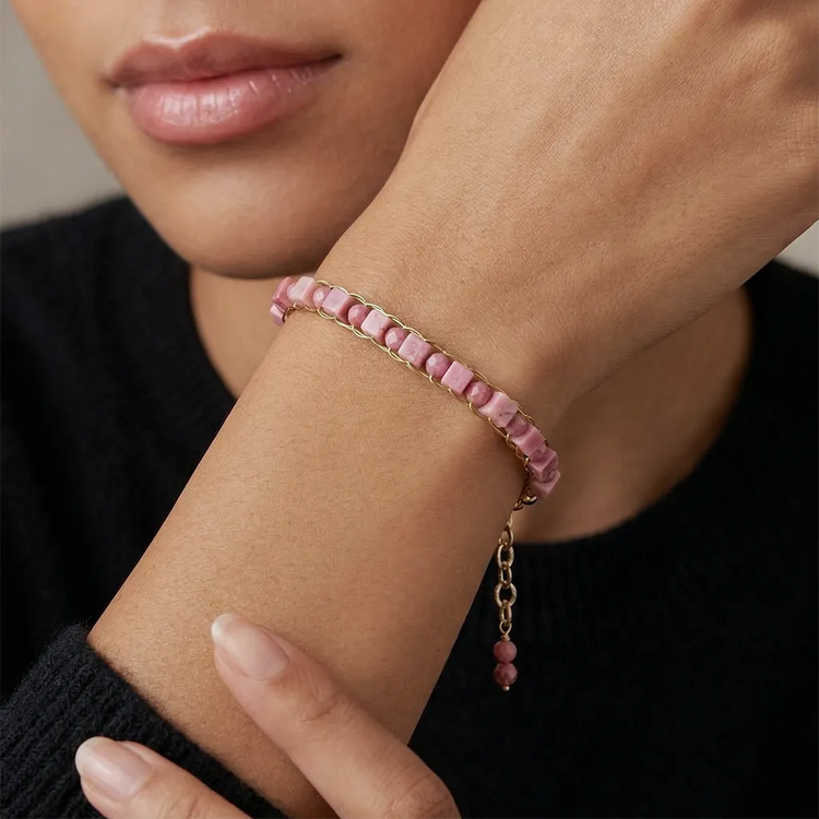 Mend Your Heart | Love & Healing Bracelet (Rhodonite)