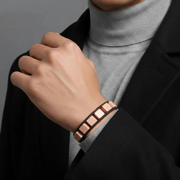 Empowered Leadership Flatbead  Sun Stone Bracelet