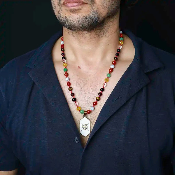 Navagraha Swastik Shubh Mala-Favouring Planets