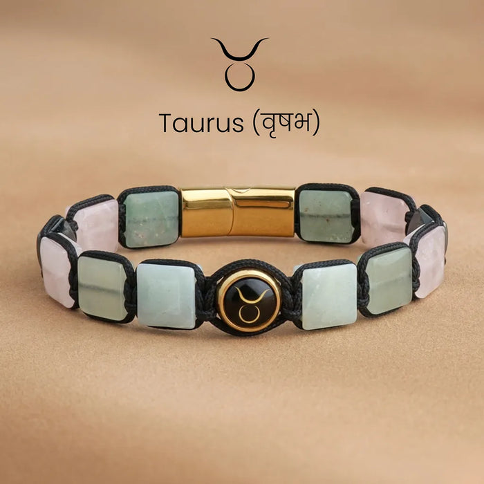 Taurus Stability Zodiac Bracelet – Strength, Love & Prosperity Ruled By Venus