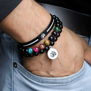 JWF ™ A Maverick You Aum 7 chakra Bracelet Bracelet