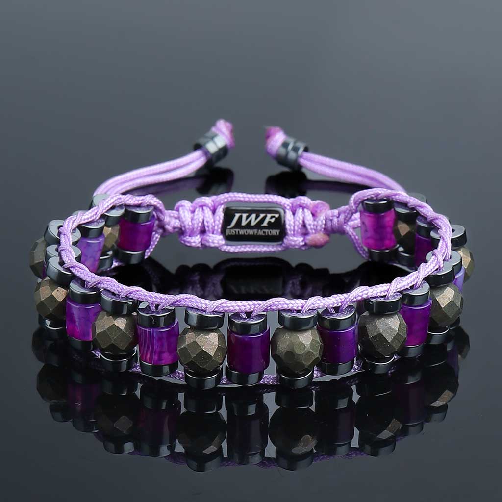 [ LIMITED EDITION ] The Perfect Companion Pyrite Amethyst Bracelet