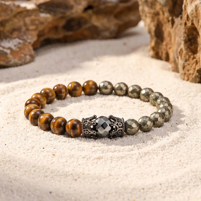 The Marvels Of Perfection Tiger Eye Pyrite Bracelet