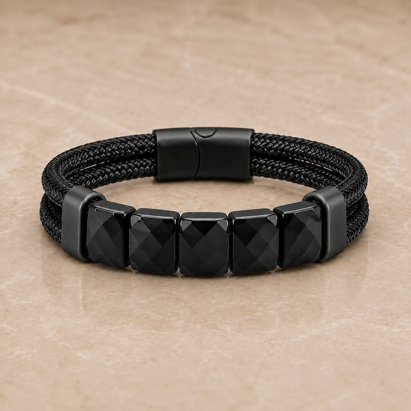 The Black Edition Premium Obsidian Bracelet