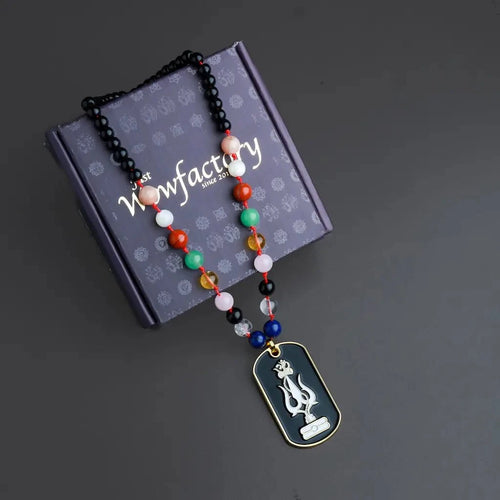 The Gigantic Protector 108 Navgrah Agate Shiva Mala