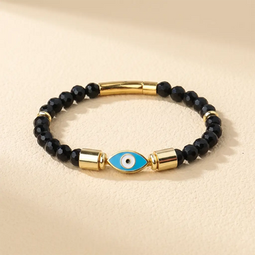 The Magnificent Protector Evil Eye Tourmaline Bracelet Wristband