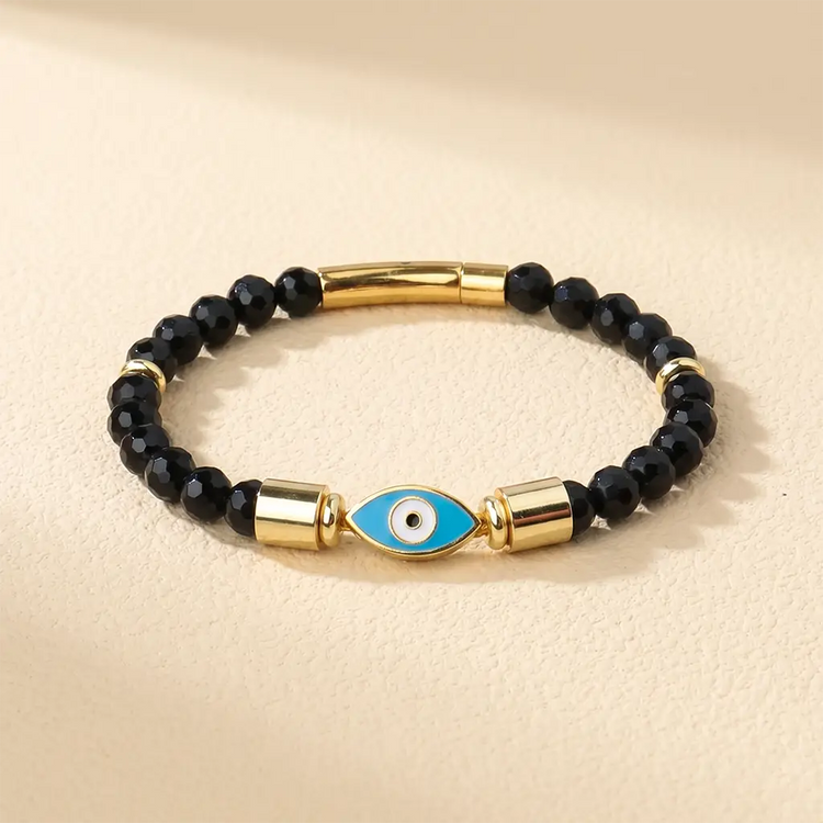 The Magnificent Protector Evil Eye Tourmaline Bracelet Wristband