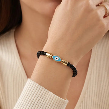 The Magnificent Protector Evil Eye Tourmaline Bracelet Wristband