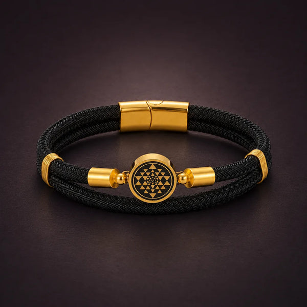 Modernist Sriyantra Wire Bracelet 
