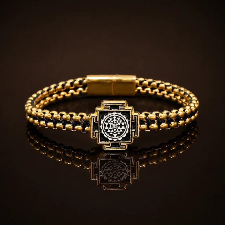 The Perfectionist Sriyantra Woven Box Chain Bracelet