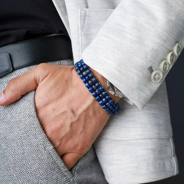 The Quiet Resistance Lapis Lazuli Wristband