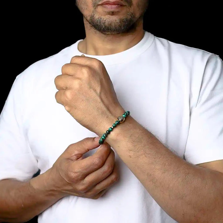 order original Malachite sriyantra bracelet for men