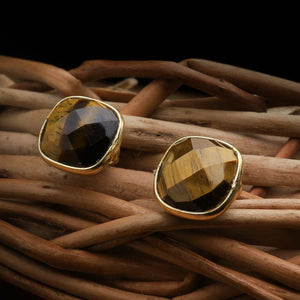 JWF- Unravelled Virtues Silver Natural Healing Stones Studs