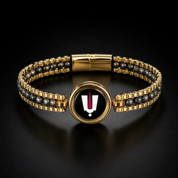 Blessed Prosperity | Wealth & Opportunity Bracelet (Balaji Pyrite)